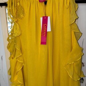 Catherines Vibrant Yellow Blouse